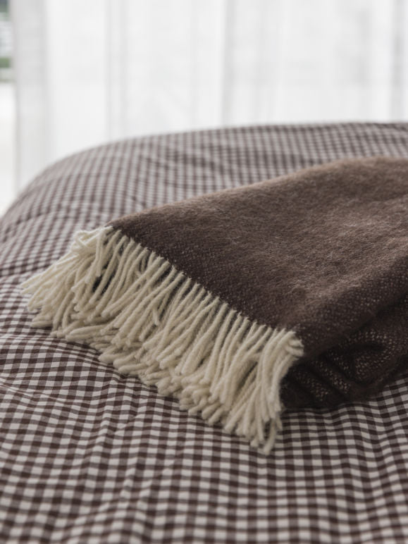Wool Throw - Cocoa