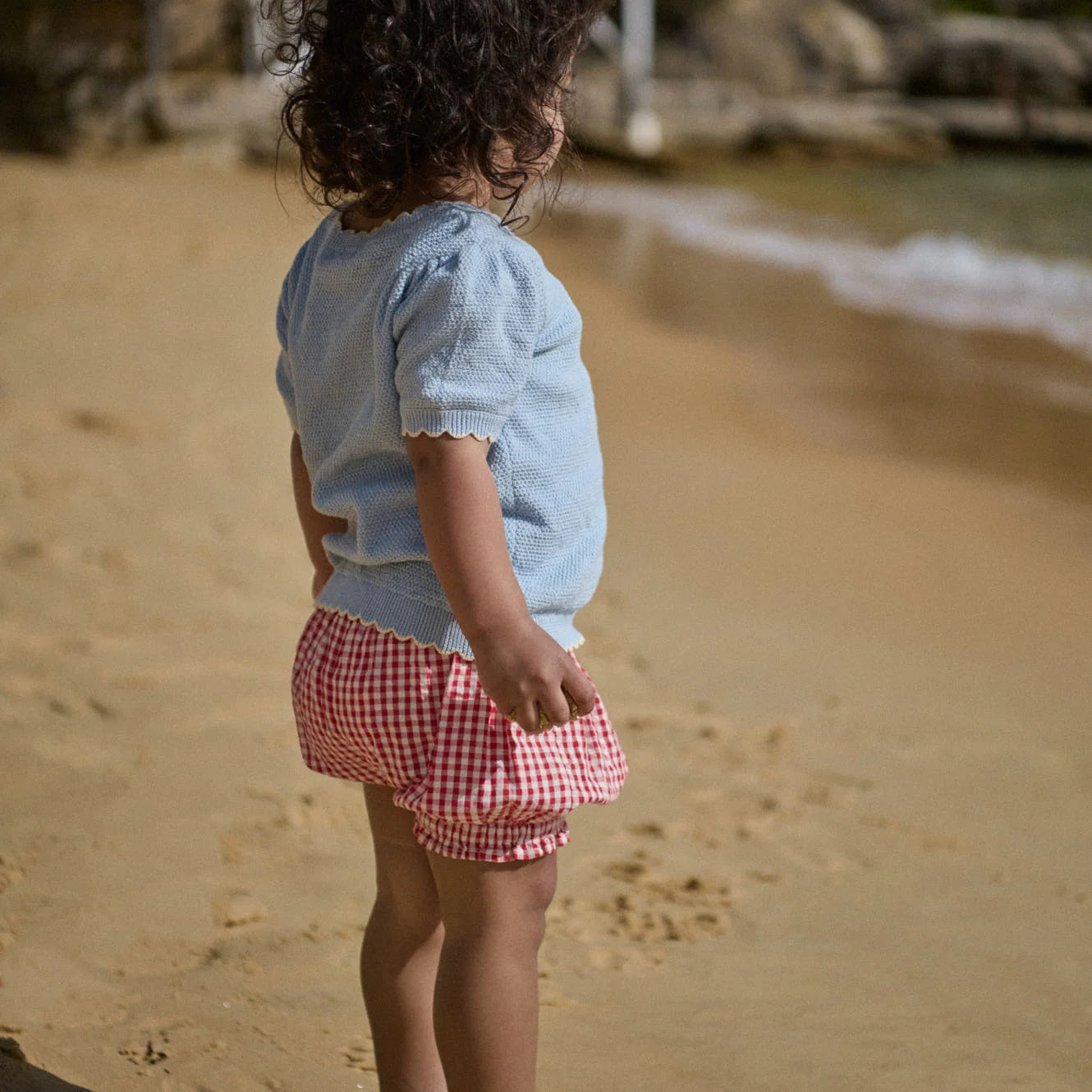 Betty Shorts - Red Gingham