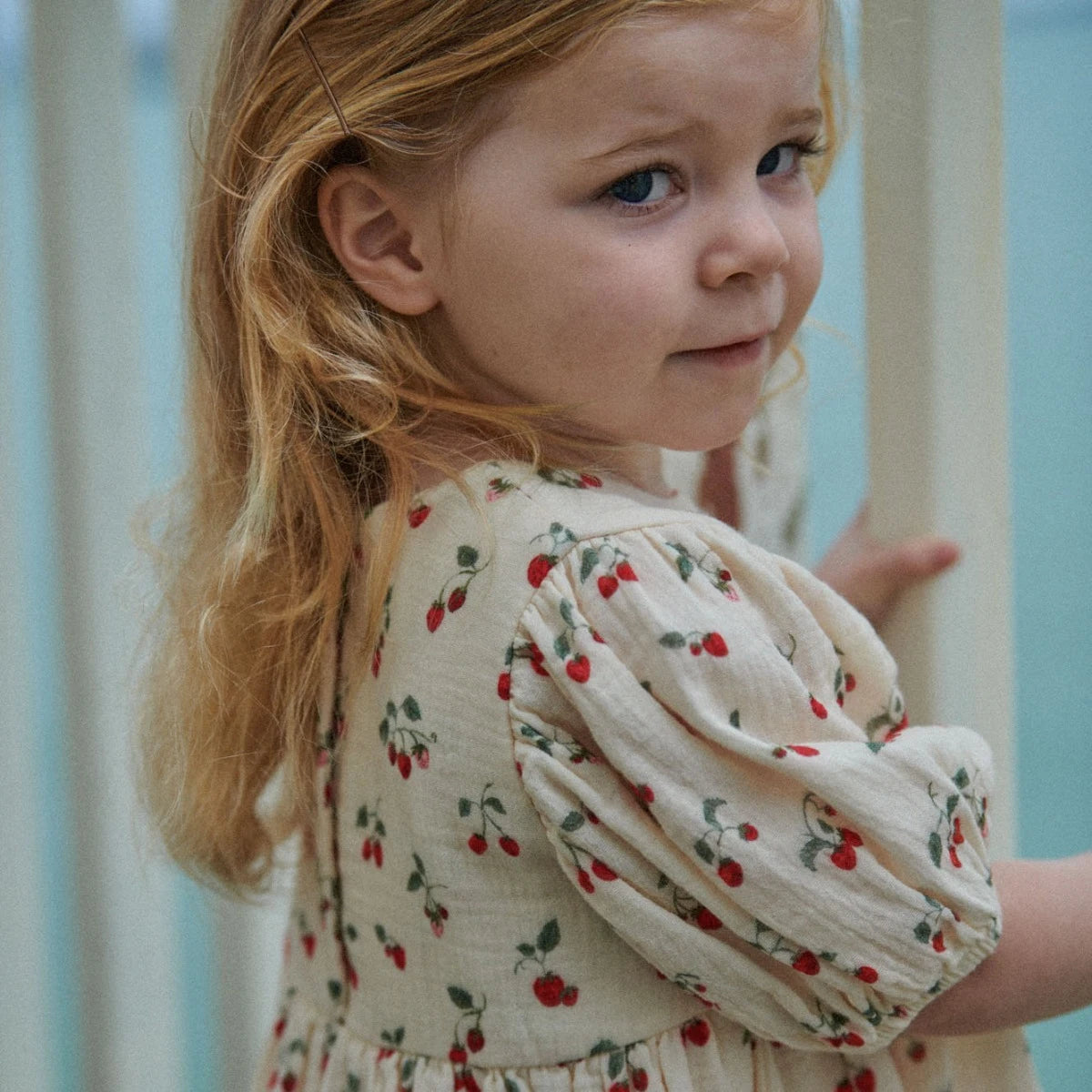 Albertine dress muslin - Strawberry blush