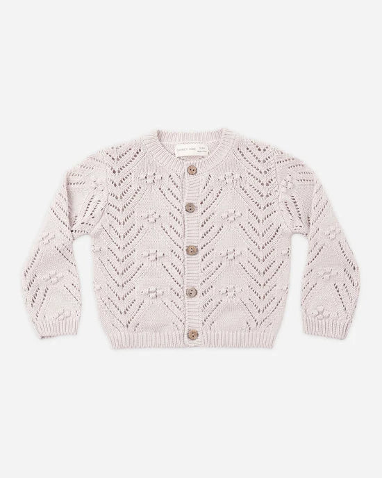 Knit cardigan Lilac mist