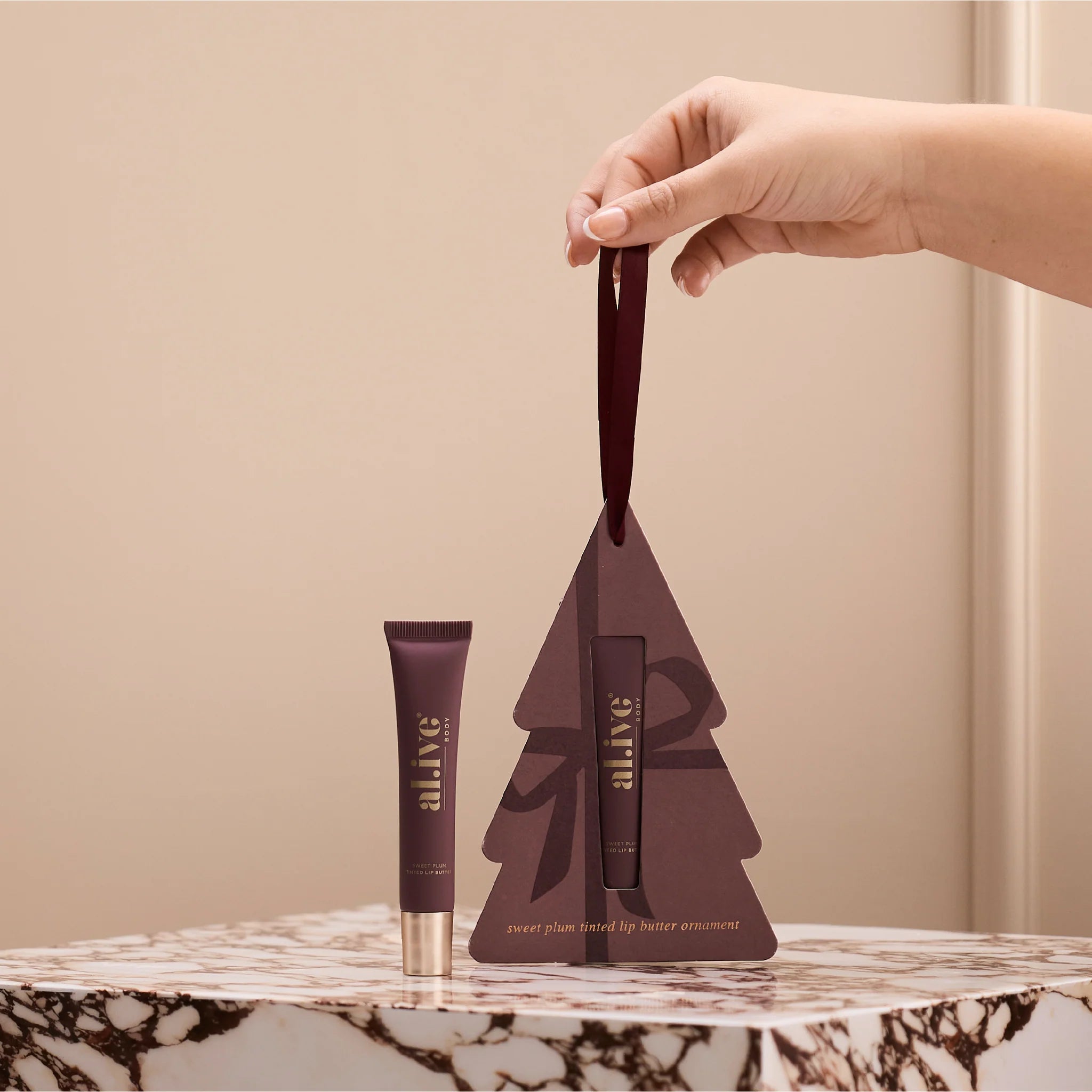 Tinted Lip Butter Ornament - Sweet Plum