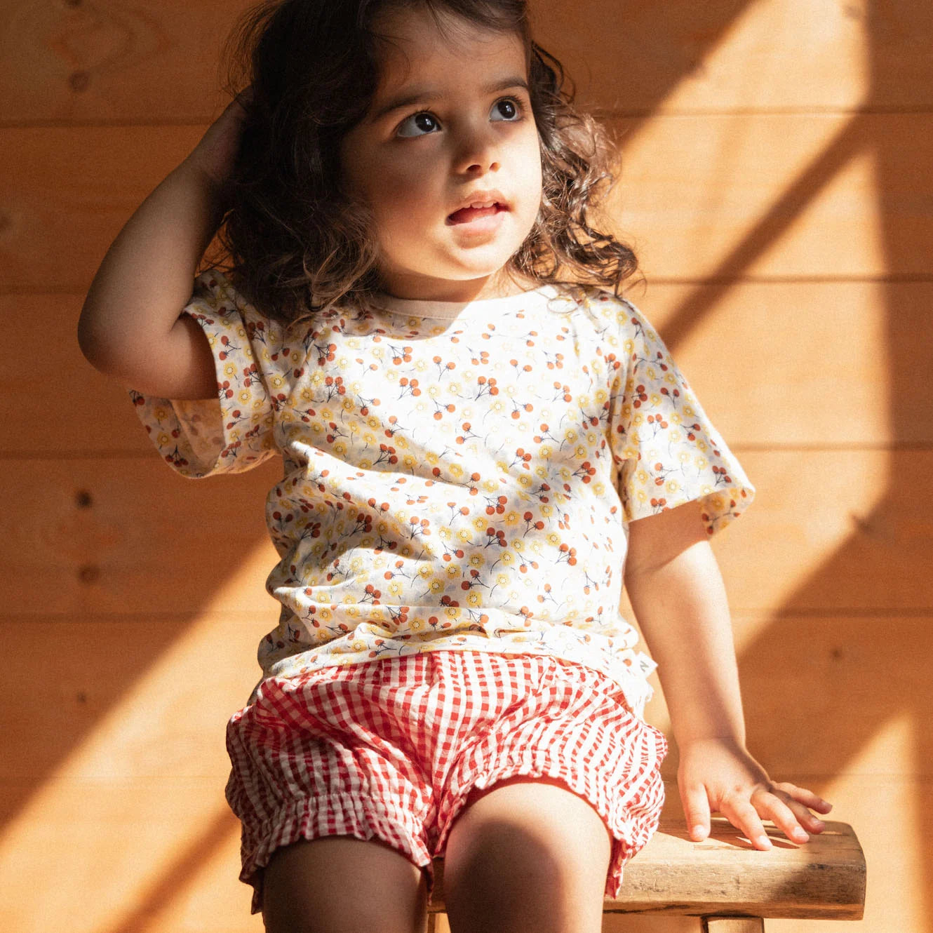 Betty Shorts - Red Gingham