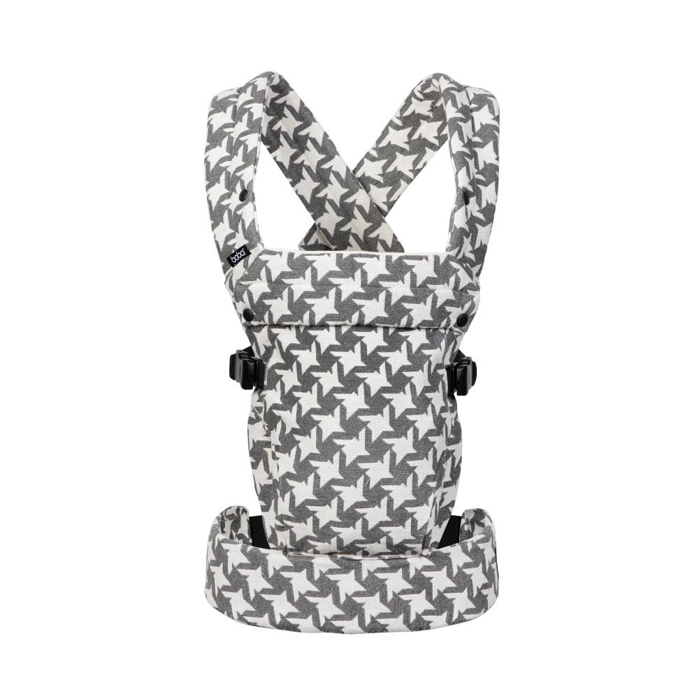 Boba Auri Baby Carrier -Grey Houndstooth