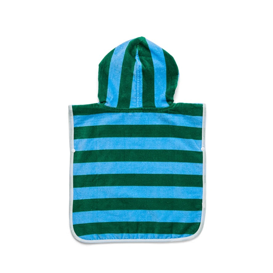 Baby hooded towel - Deck stripe