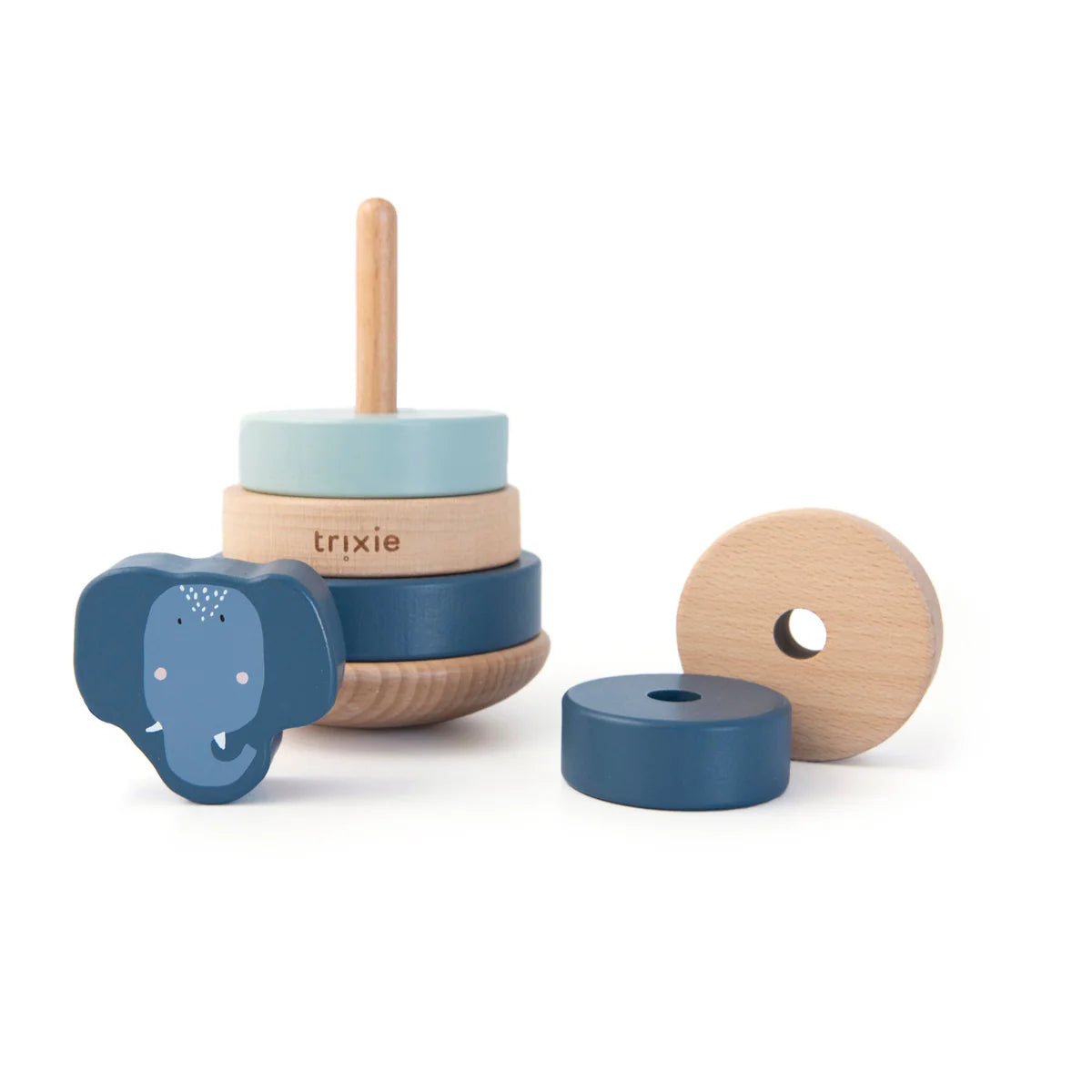 Wooden stacking toy - Mrs. Elephant