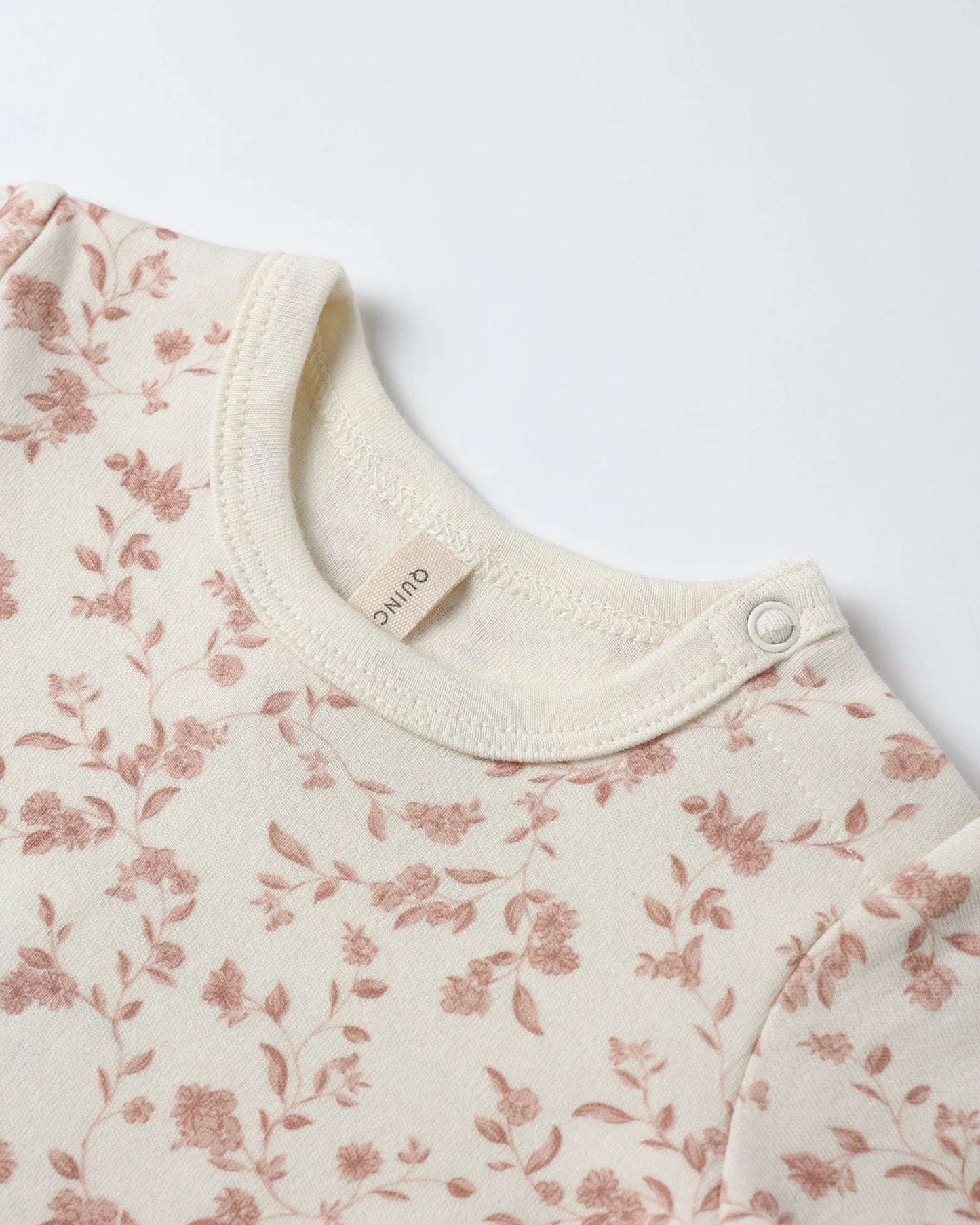 Jersey Bodysuit, 2 Pack || French Garden, Rose Micro Stripe