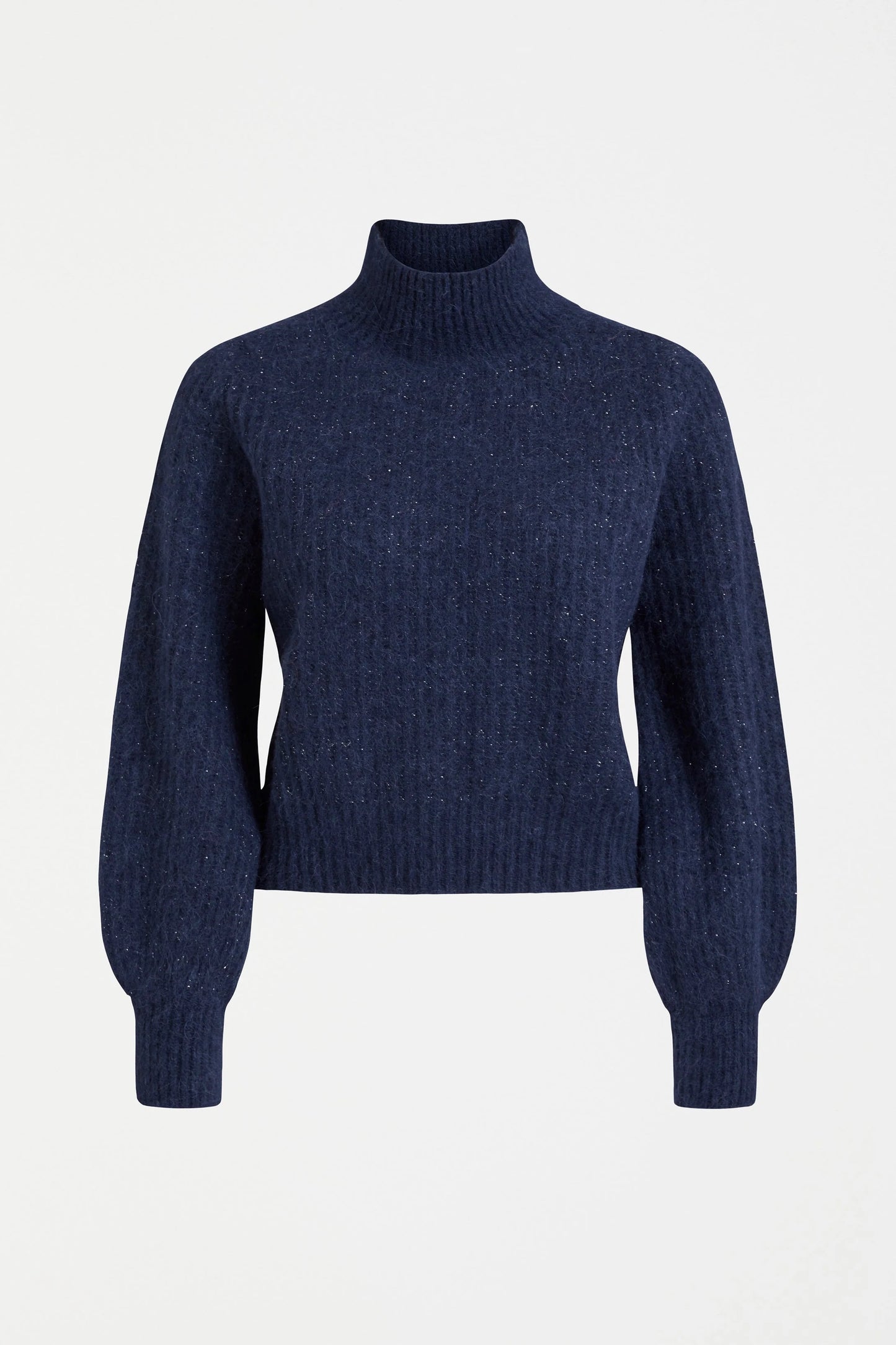 KAANTO METALLIC SWEATER - NAVY