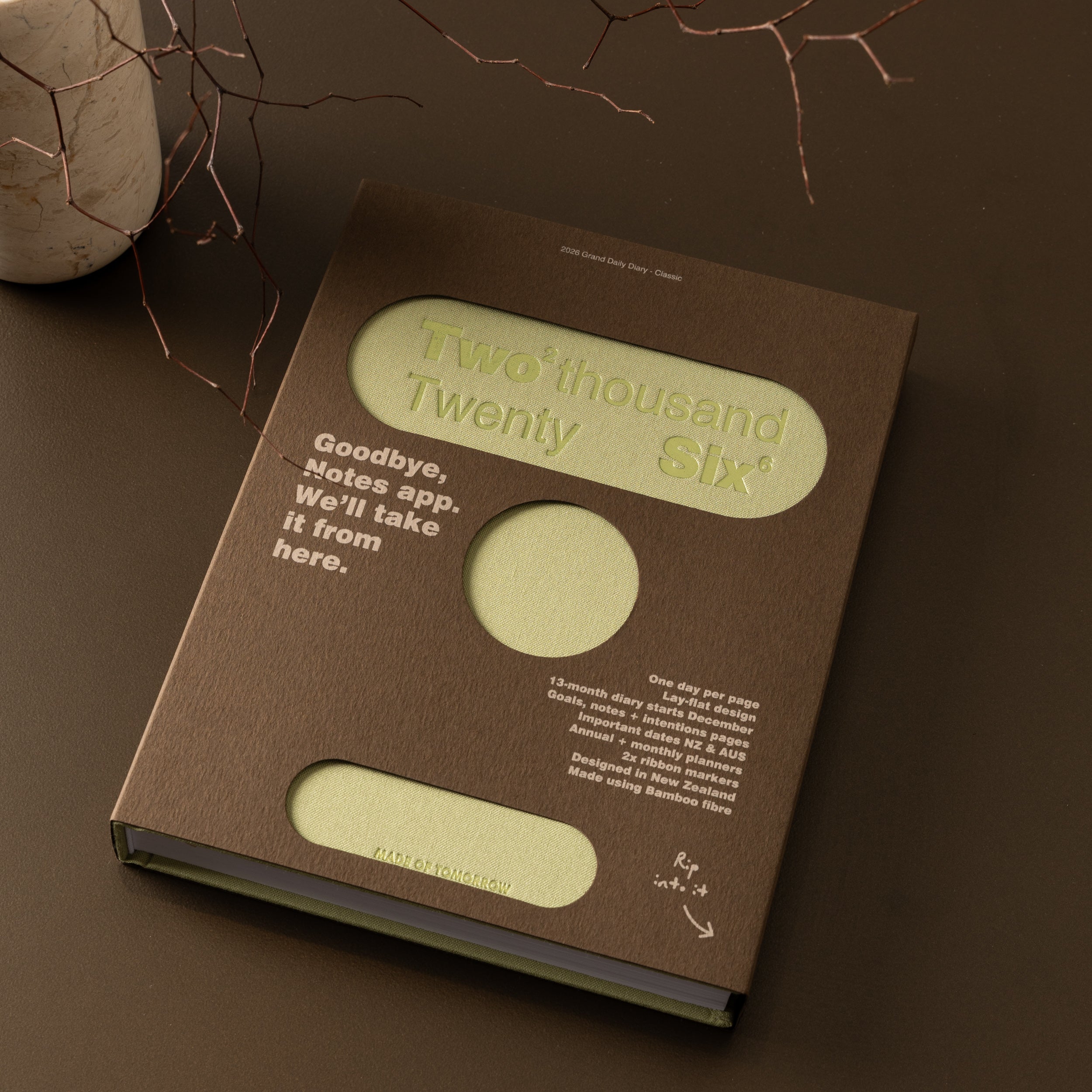 2026 Grand Daily Diary - Classic - Matcha