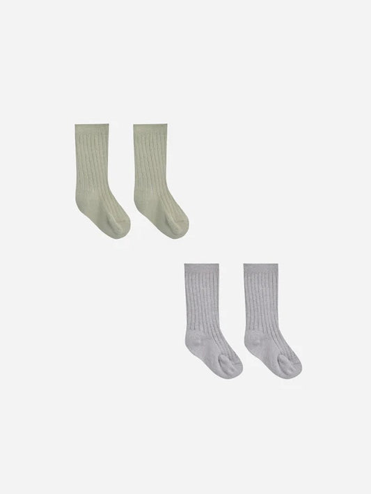 Socks set - Sage/Periwinkle
