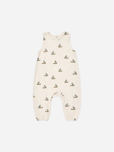 Mills Jumpsuit || Sailboats