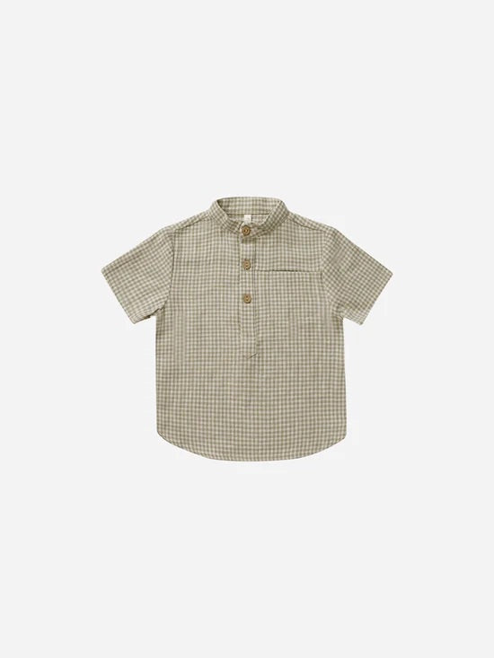 Mason Shirt - Sage Gingham