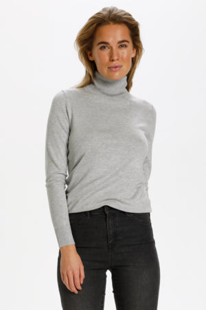 Mila Rollneck Knit - Grey