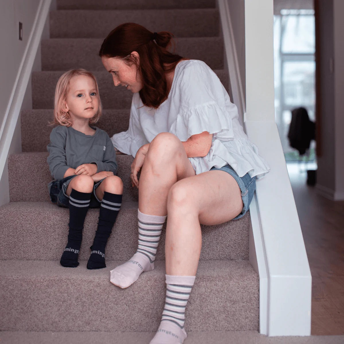 Merino Wool Soft Cuff Crew Socks | WOMAN | Lucille