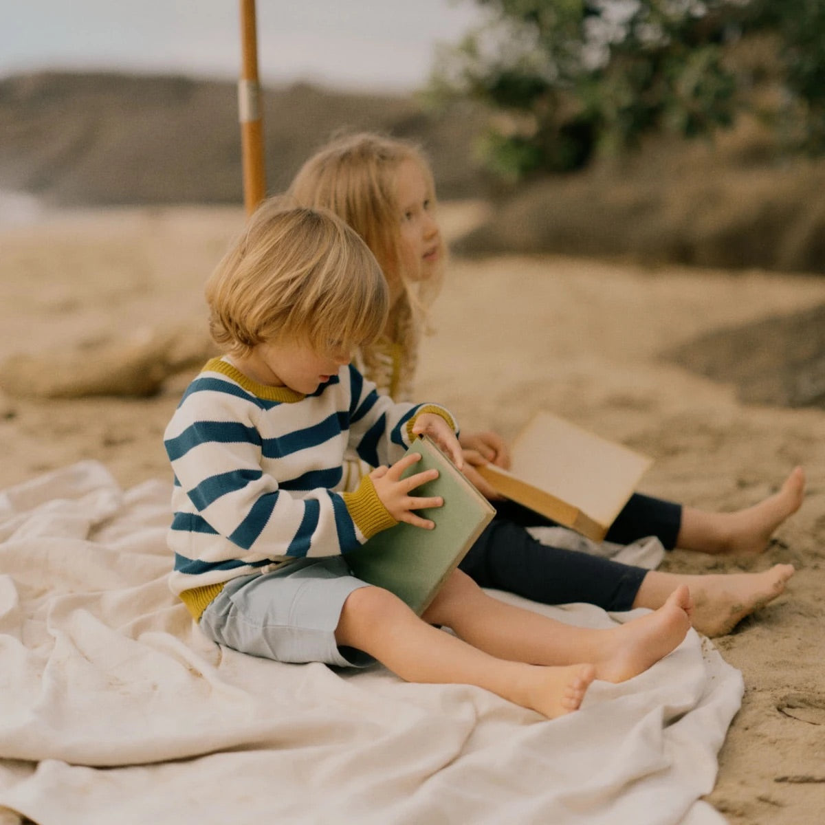 Billy jumper -MARINE BLUE STRIPE