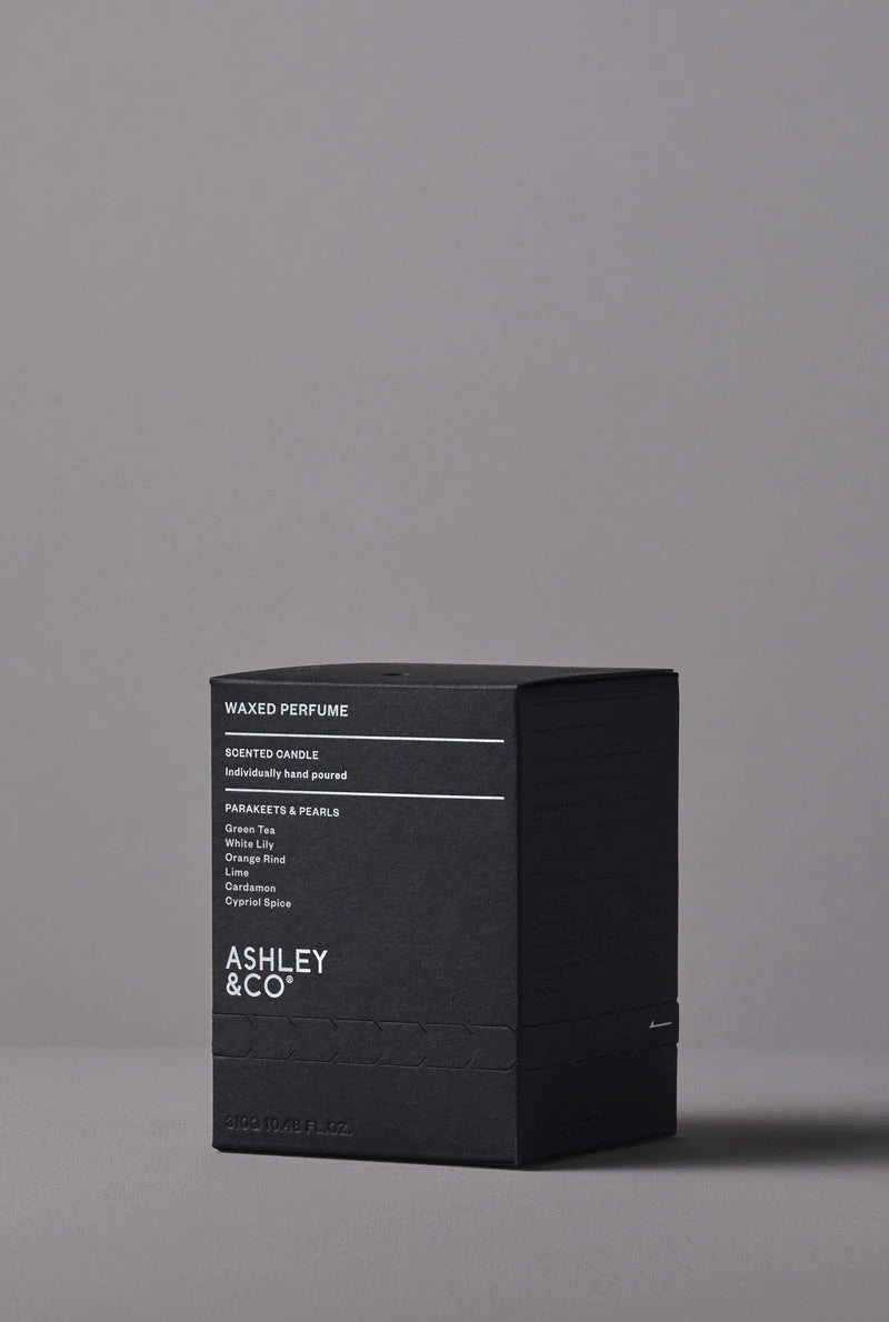 Waxed Perfume Parakeets & Pearls