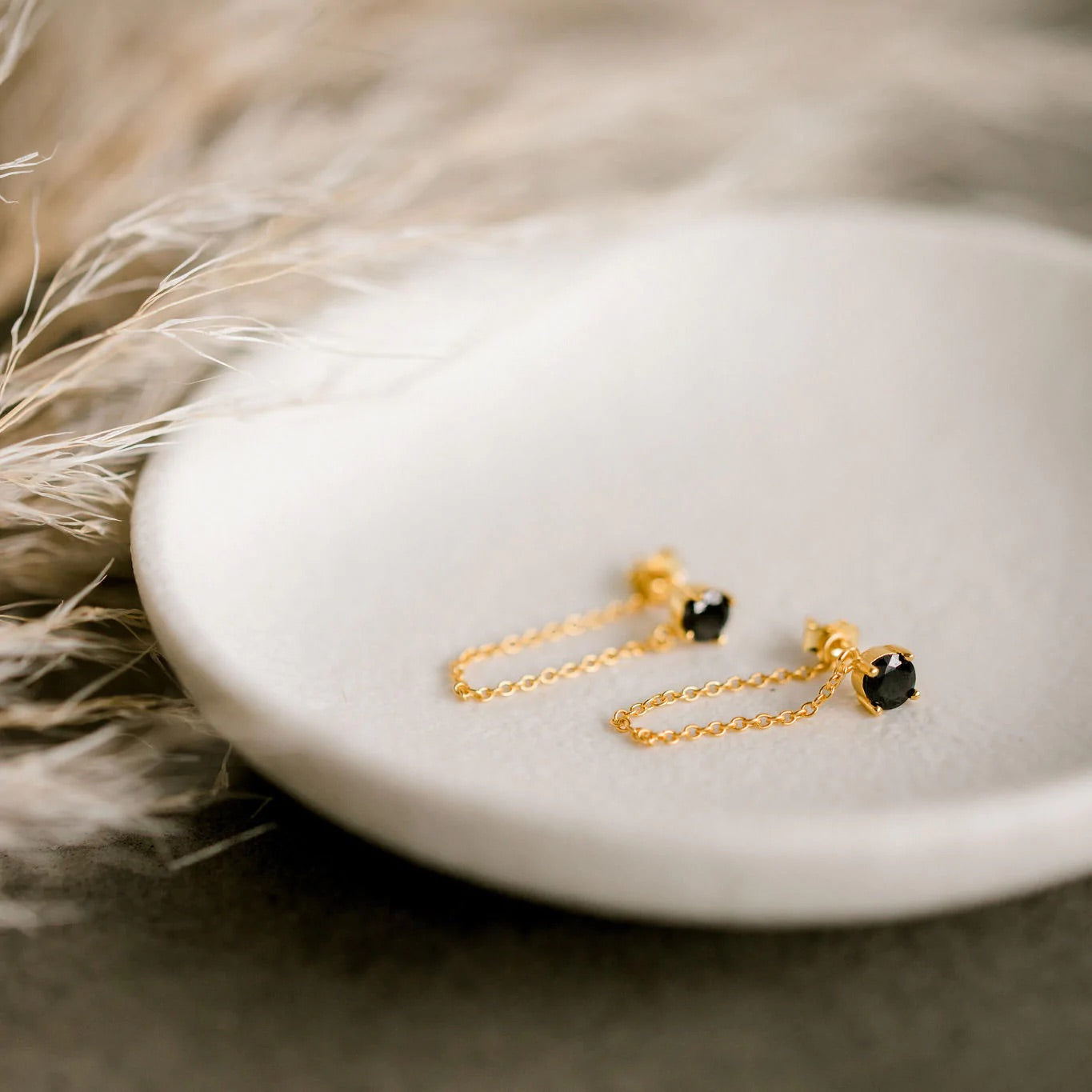 Miles Dropper Earring - Gold