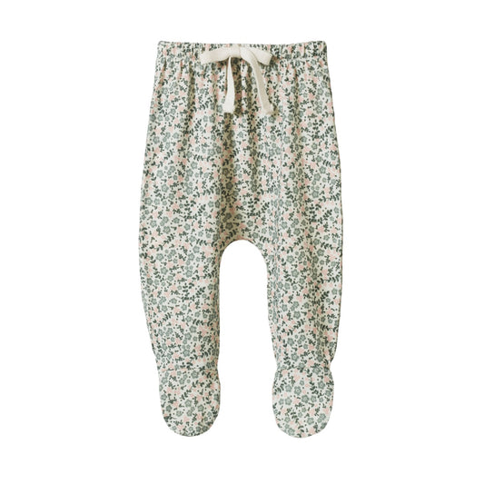 Merino Footed Rompers - Daisy Belle